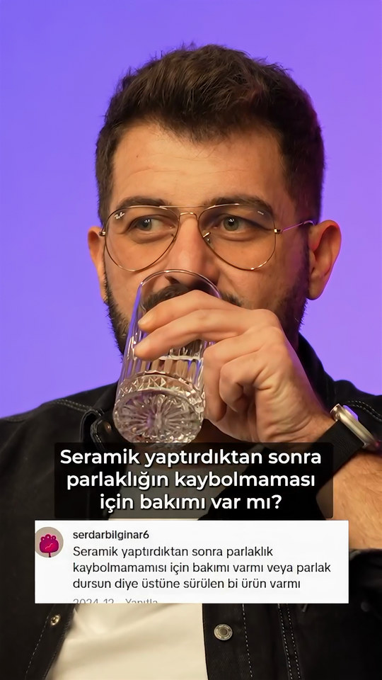 Seramik kaplamalı aracın parlaklığını korumak için ne yapılması gerektiğini soran izleyiciye Bowax kurucusu Lokman İn Soru mu Show mu'da cevap veriyor.