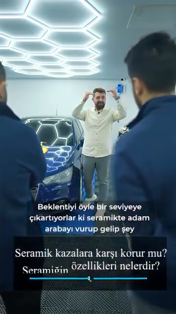 Seramik kaplamadan neyin beklenip neyin beklenmemesi gerektiğini eğitmenimiz kalınlık ve çizik örnekleriyle anlatıyor.