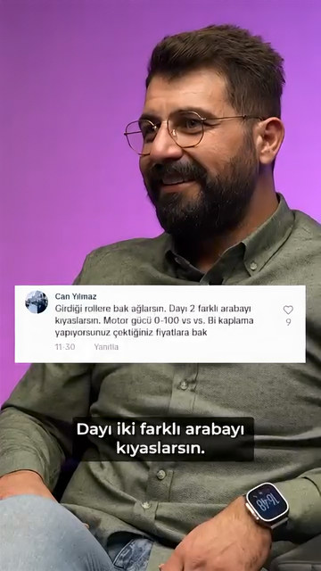 Araç kaplama fiyatlarını eleştiren 'çektiğiniz fiyatlara bak' yorumuna Lokman İn, iyi yapılan işe saygı duyulması gerektiğini söyleyerek cevap veriyor.
