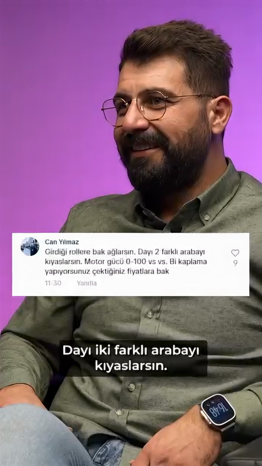 Araç kaplama fiyatlarını eleştiren 'çektiğiniz fiyatlara bak' yorumuna Lokman İn, iyi yapılan işe saygı duyulması gerektiğini söyleyerek cevap veriyor.
