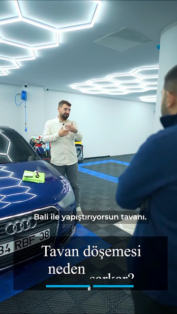 Detaylı temizlikte tavanın fazla ıslatılmasıyla birkaç ay sonra döşemenin neden sarktığını Bowax kurucusu Lokman İn bir kursiyerimize anlatıyor.
